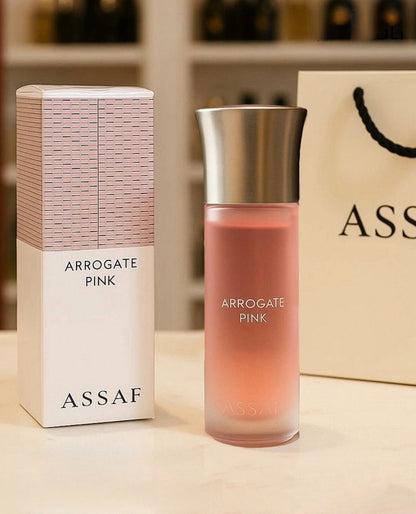Assaf Arrogate Pink perfume - 200 ml EDP Women Unforgettable Luxury & Elegance